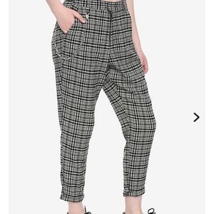 Plus size plaid Pants